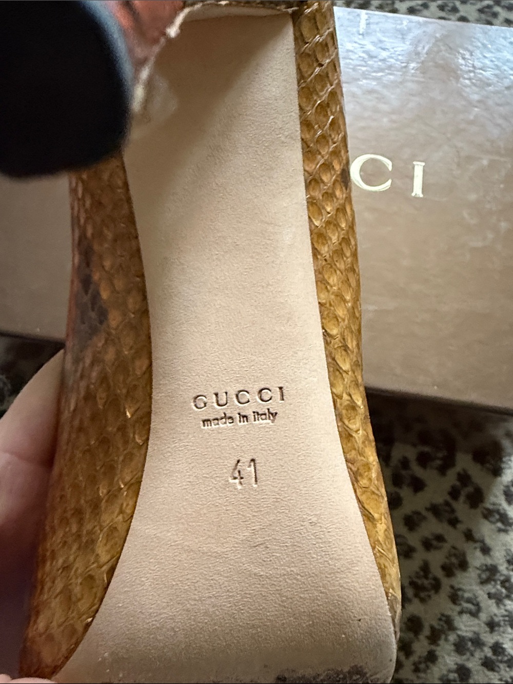 Gucci Python Heels - Picture 7 of 10